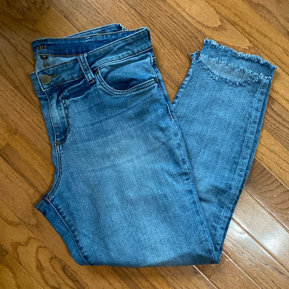 KUT Skinny Cropped Jeans